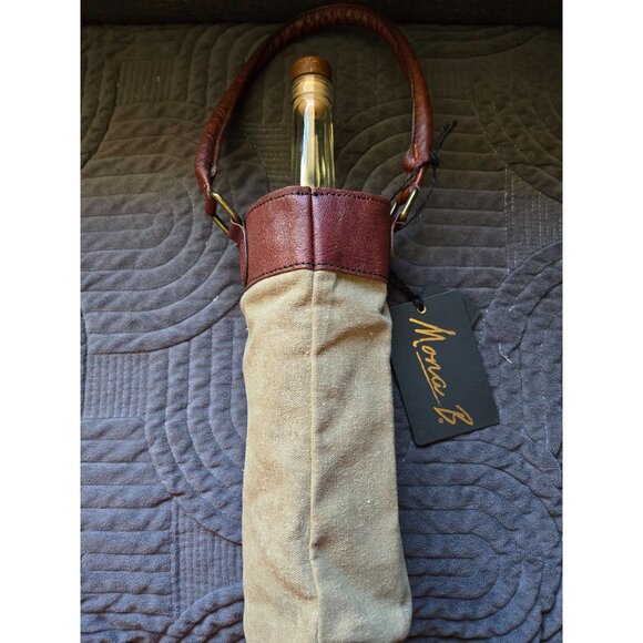 Mona B Cheers Wine Alcohol Holder Bag Upcycled NWT - Picture 2 of 4